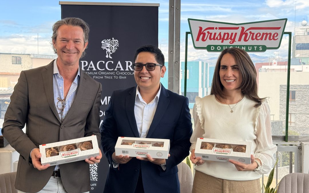 Paccari se une a Krispy Kreme para crear una dona con chocolate ecuatoriano